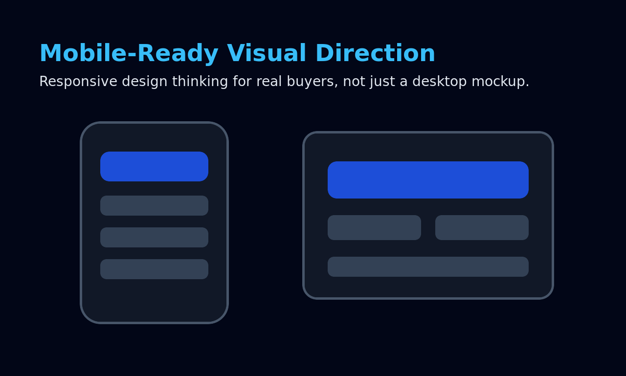Landing page design sample 3